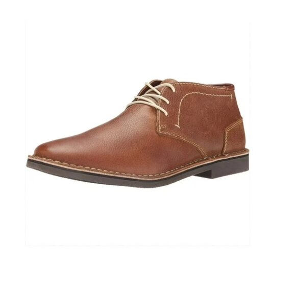 Kenneth Cole Reaction Desert Sun Men’s Leather Chukka Boots Sz 10 M Brown NEW main image 12